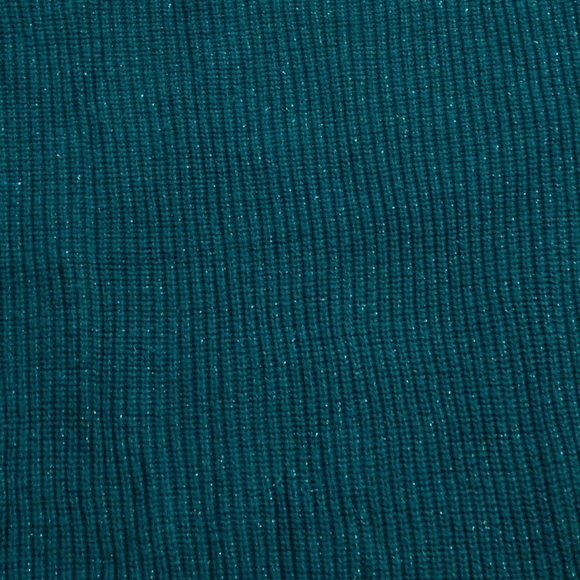 Faded Glory | Oversized Knit Sweater Shimmer Thread 2X Sizes 18W-20W Teal - Picture 7 of 7
